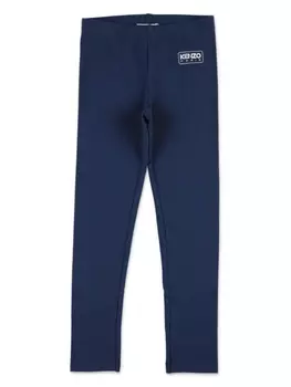 Брюки с логотипом Kenzo Kids, синий