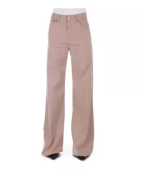 Брюки с логотипом на заднем кармане Dondup, бежевый