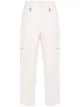 Брюки с логотипом TWINSET, нейтральный