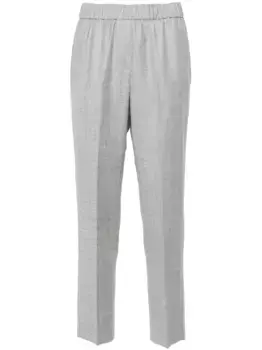 Брюки с люрексом Peserico, серый