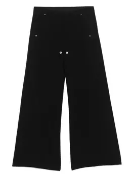 Брюки с люверсами Rick Owens, черный