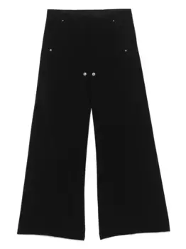 Брюки с люверсами Rick Owens, черный