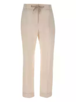 Брюки с манжетами на завязках Eleventy, нейтральный