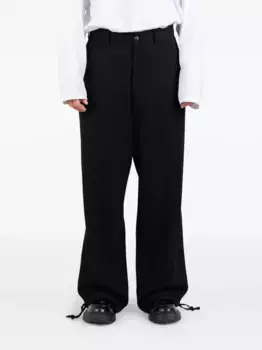 Брюки с манжетами на завязках Socit Anonyme, черный