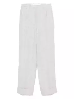 Брюки с манжетами Officine Generale, нейтральный