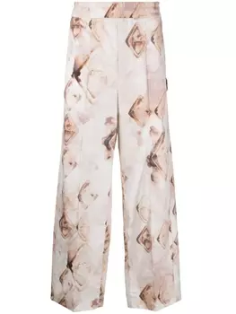 Брюки с монограммой A-COLD-WALL*, бежевый