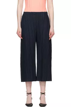 Брюки с мягкими складками Pleats Please Issey Miyake, мультиколор