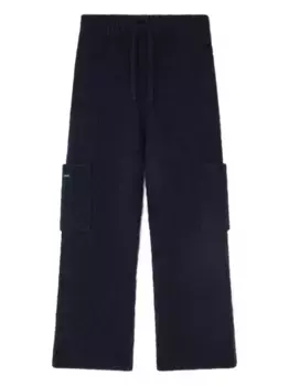 Брюки с накладными карманами Alanui, синий