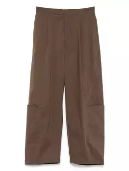 Брюки с накладными карманами Amomento, коричневый