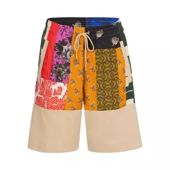 Брюки с нашивками Dries Van Noten Herick, цвет Песок