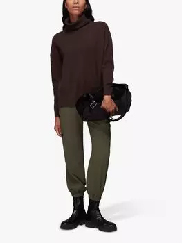 Брюки с нашивками Whistles Maria, хаки