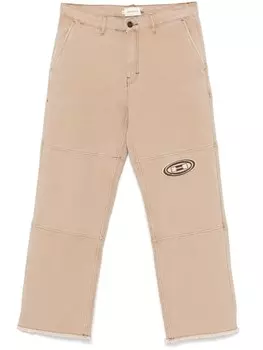 Брюки с нашивкой-логотипом Honor The Gift, коричневый