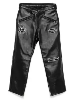 Брюки с нашивкой-логотипом Mastermind World, черный