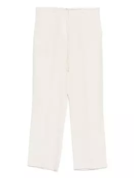 Брюки с нашивкой-логотипом Patrizia Pepe, нейтральный