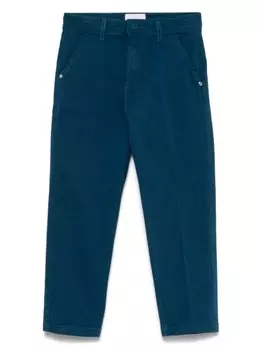 Брюки с нашивкой-логотипом TRUSSARDI JUNIOR, синий