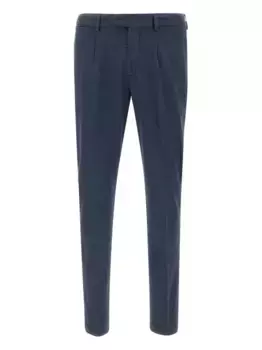 Брюки с одной складкой DEVORE, синий