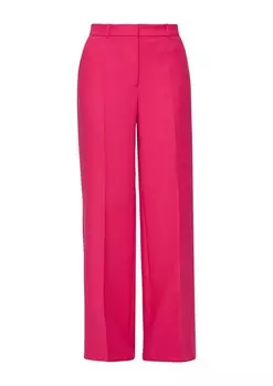 Брюки s.Oliver BLACK LABEL Wide leg Pleated Pants, пурпурный