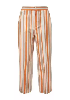 Брюки s.Oliver Regular Pleated Pants, оранжевый