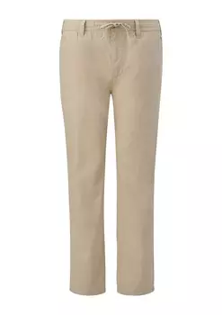 Брюки s.Oliver Tapered Pants, бежевый