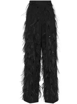 Брюки с пайетками Brunello Cucinelli, серый