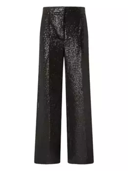 Брюки с пайетками Genny, черный