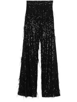 Брюки с пайетками NISSA, черный