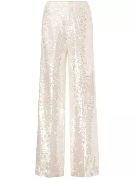 Брюки с пайетками Philosophy Di Lorenzo Serafini, золотой