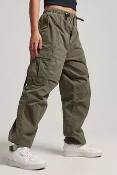 Брюки с парашютной хваткой Superdry, зеленый