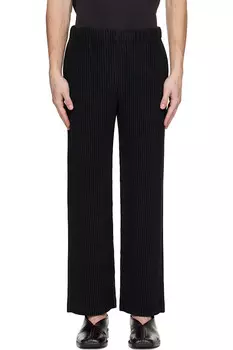 Брюки с плиссировкой Tailored pleats 2 Homme Pliss Issey Miyake, черный
