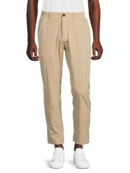 Брюки с плоской передней частью Brooks Brothers, бежевый