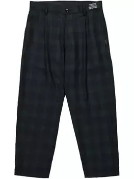 Брюки с подворотами Neighborhood, зеленый