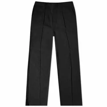 Брюки с полосками Lady White Co., черный