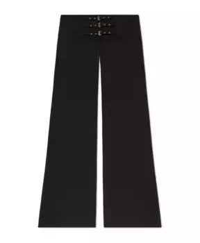 Брюки с полосками Versace Jeans Couture, черный