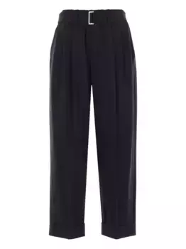 Брюки с поясом Brunello Cucinelli, черный