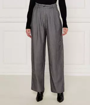 Брюки с поясом Flare fit Desigual, серый