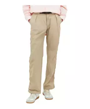 Брюки с поясом из ракушечной ткани Dickies, бежевый