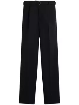 Брюки с поясом Lanvin, черный