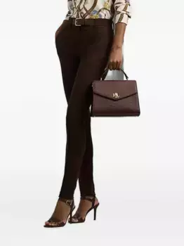 Брюки с поясом Lauren Ralph Lauren, коричневый