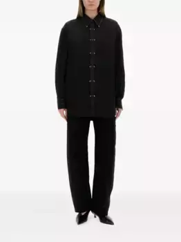 Брюки с поясом LEMAIRE, черный