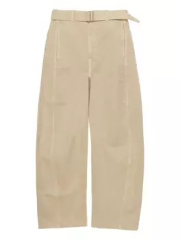 Брюки с поясом LEMAIRE, нейтральный