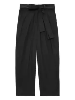 Брюки с поясом MSGM, черный