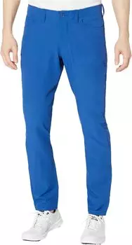 Брюки с пятью карманами для водителя Under Armour Golf, цвет Blue Mirage/White