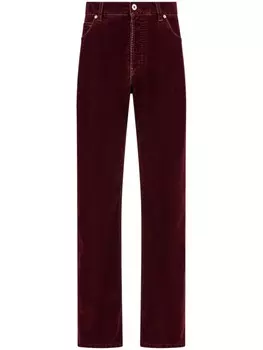 Брюки с пятью карманами Ferragamo, красный