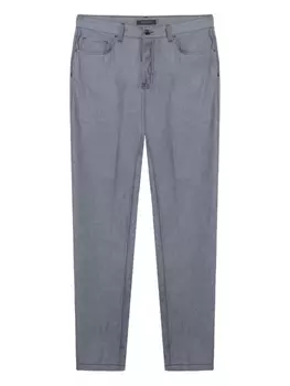 Брюки с пятью карманами GAZZARRINI X MICHELE FRANZESE, серый