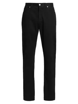 Брюки с пятью карманами из эластичного хлопка Saks Fifth Avenue