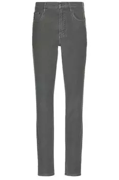 Брюки с пятью карманами из эластичной махровой ткани Faherty, цвет slate