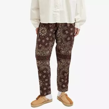 Брюки с принтом Arizona Love Bandana, коричневый