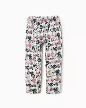 Брюки с принтом для девочки на резинке на талии Zippy, мультиколор