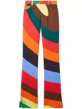 Брюки с принтом Iride PUCCI, оранжевый