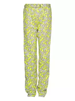 Брюки с принтом JIL SANDER, зеленый